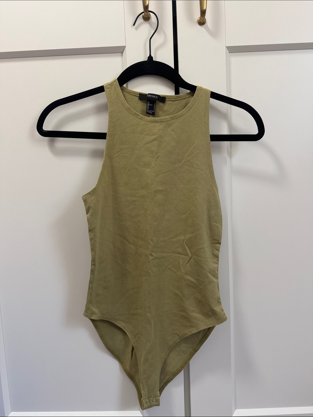 Forever 21 Olive Bodysuit